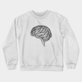 Geometric human brain Crewneck Sweatshirt